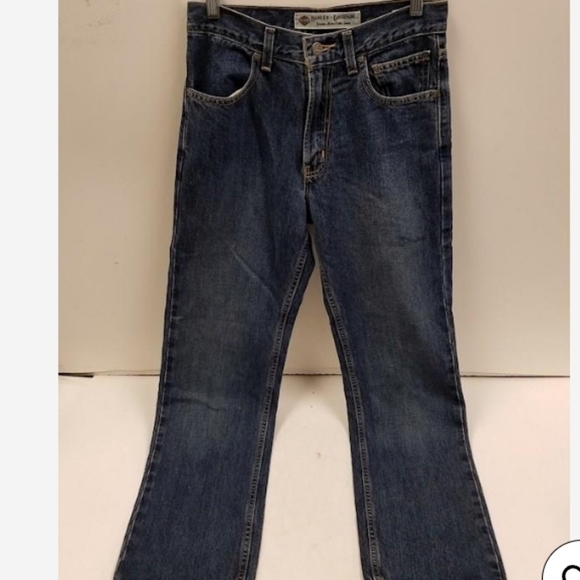 Harley Davidson Motorcycles Denim Boot Cut Jeans, 28×30 - Picture 1 of 6